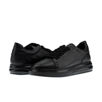 Black 4 Seasons Leather Sneaker Shoes