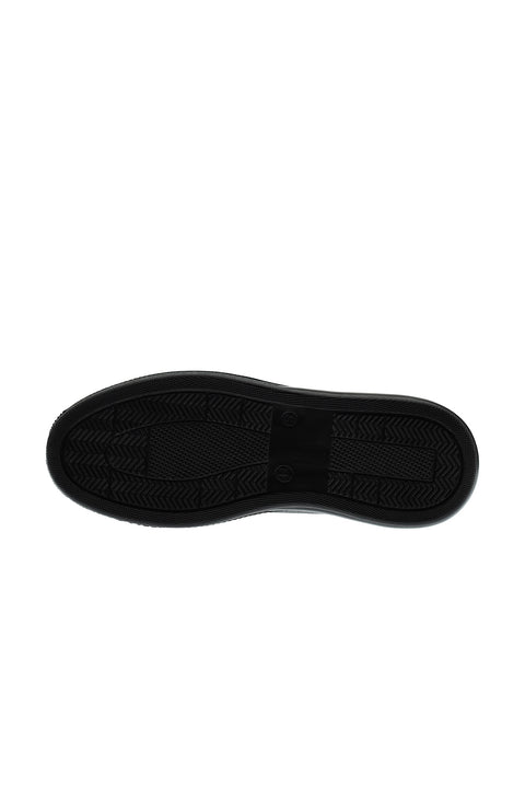 Black 4 Seasons Leather Sneaker Shoes