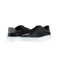 Siyah Sneaker Deri Ayakkabı