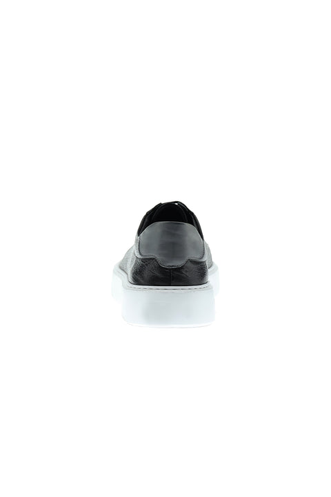 Siyah Sneaker Deri Ayakkabı