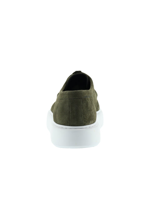Çağla Yeşili Sneaker Nubuk Deri Ayakkabı