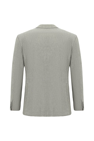  Orta Gri 6 Drop Regular Fit Standart Kesim Keten Karışımlı Takım Elbise
