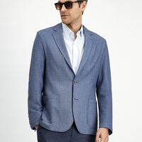 Dark Blue 4 Drop Relaxed Fit Casual Sport Jacket
