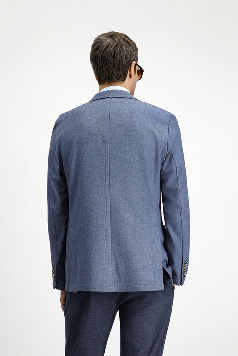 Dark Blue 4 Drop Relaxed Fit Casual Sport Jacket