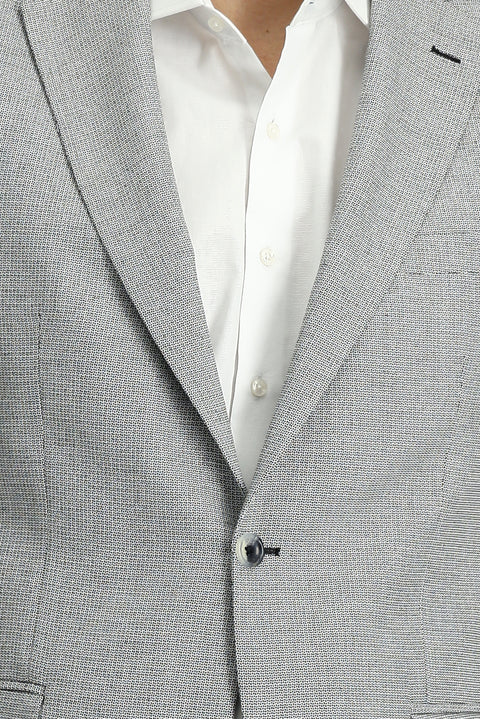 Black 6 Drop Regular Fit Standard Cut Classic Jacket
