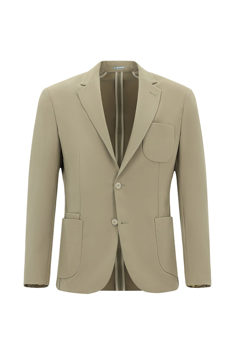 Medium Mink Techno-Line 7 Drop Super Slim Fit Extra Narrow Cut Lycra Jacket