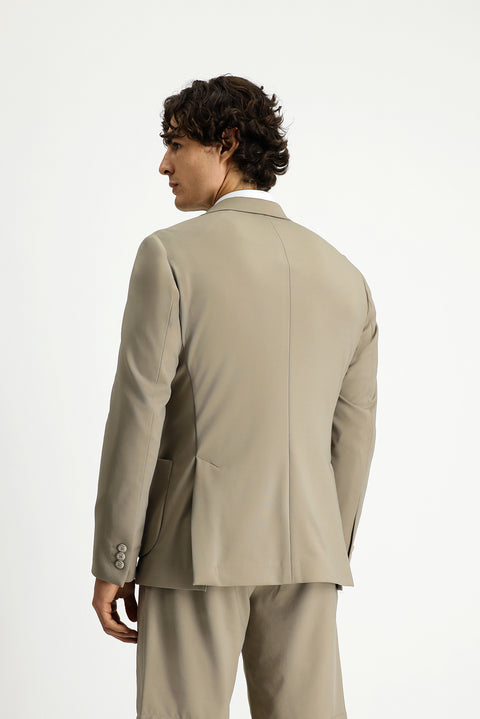 Medium Mink Techno-Line 6 Drop Regular Fit Standard Cut Lycra Stretch Jacket