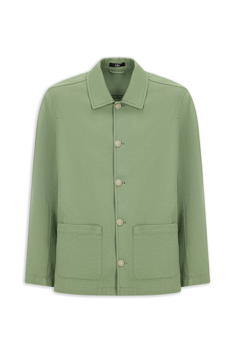 Light Green 6 Drop Regular Fit Standard Cut Cotton Lycra Stretch Sport Jacket