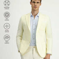 Cream Techno-Line 7 Drop Slim Fit Lycra Jacket
