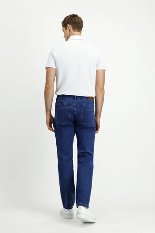  İndigo Regular Fit Standart Kesim Pamuklu Denim Look Pantolon