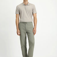 Dark Grey Slim Fit Stretchy Drawstring Elastic Waist Jogger Pants