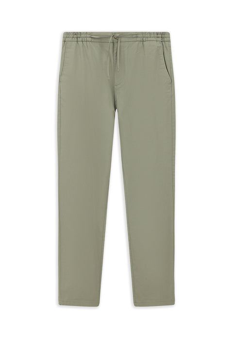 Dark Grey Slim Fit Stretchy Drawstring Elastic Waist Jogger Pants