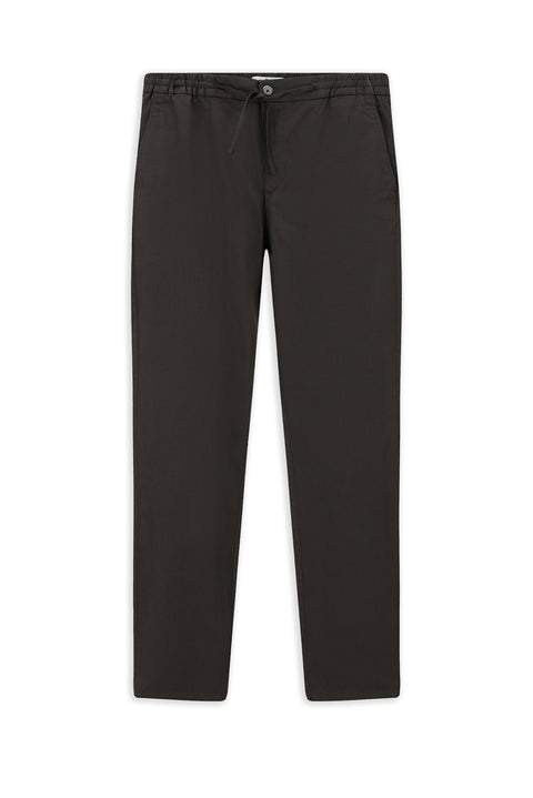 Light Brown Slim Fit Stretchable Elasticated Waist Drawstring Jogger Trousers