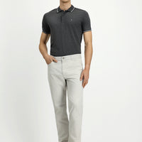 Stone Relaxed Fit Stretch Canvas / Chino Trousers