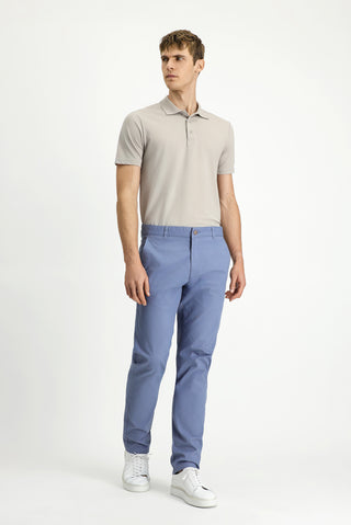  Havacı Mavi Regular Fit Standart Kesim Likralı Kanvas / Chino Pantolon