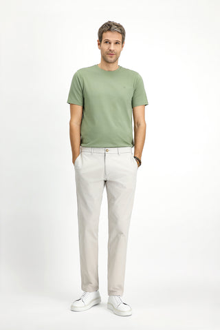  Taş Regular Fit Standart Kesim Likralı Kanvas / Chino Pantolon