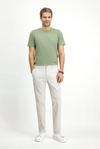  Taş Regular Fit Standart Kesim Likralı Kanvas / Chino Pantolon