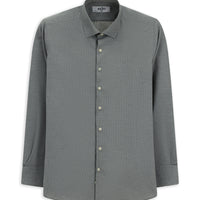 Medium Gray Long Sleeve Classic Easy-Iron Cotton Shirt