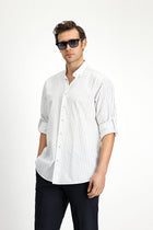 White-Navy Blue