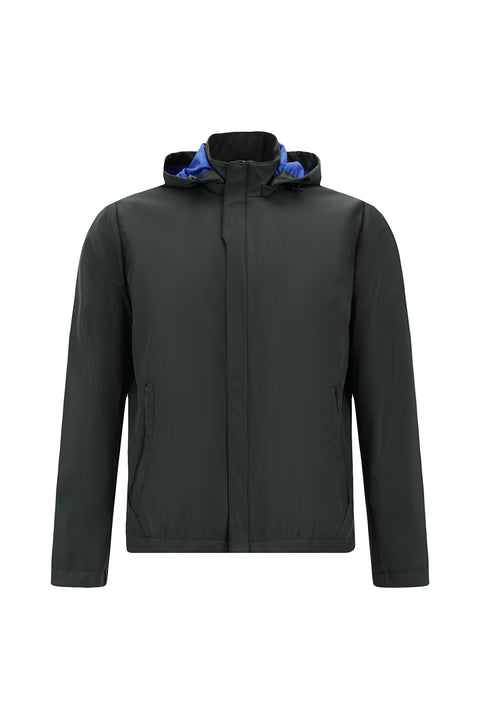 Titanium Grey Hooded Sporty Seasonal Jacket