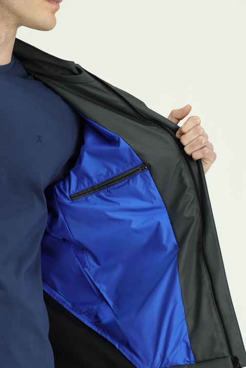 Titanium Grey Hooded Sporty Seasonal Jacket