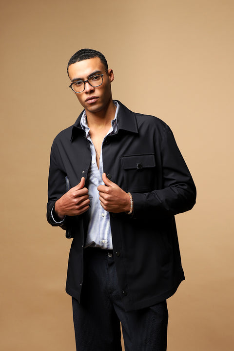 Dark Navy Sporty Seasonal Jacket