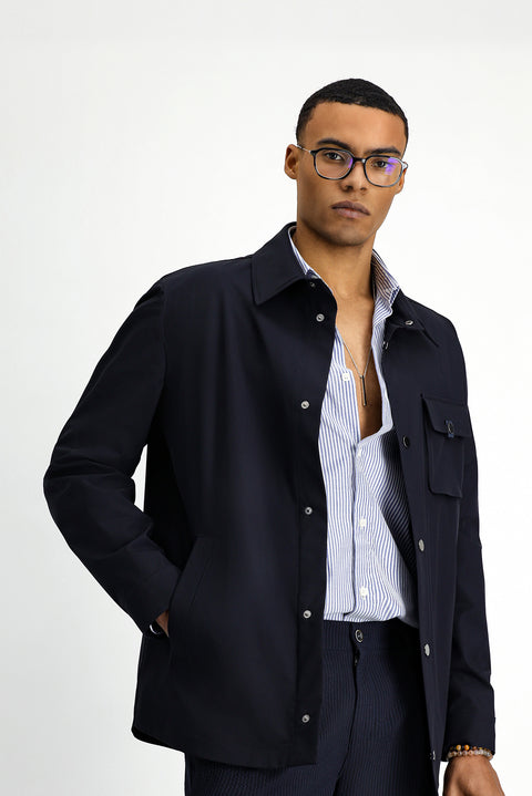 Dark Navy Sporty Seasonal Jacket
