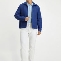 Medium Navy Seasonal Linen Jacket