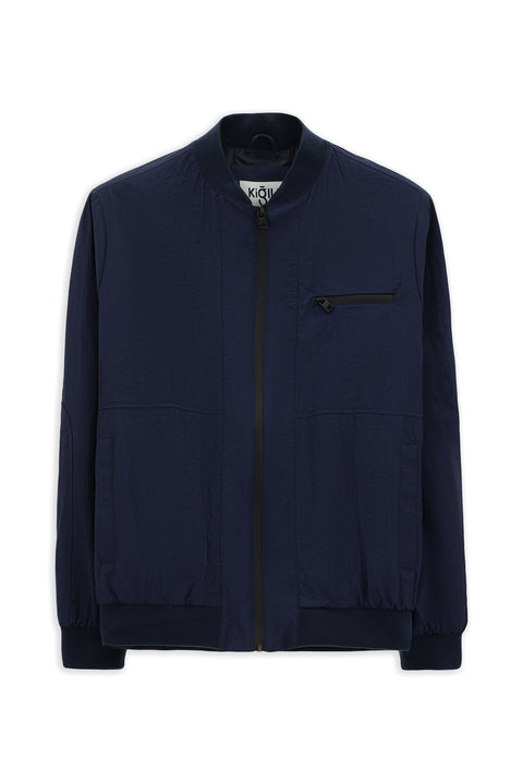 Medium Navy Seasonal Sport Bomber Jacket