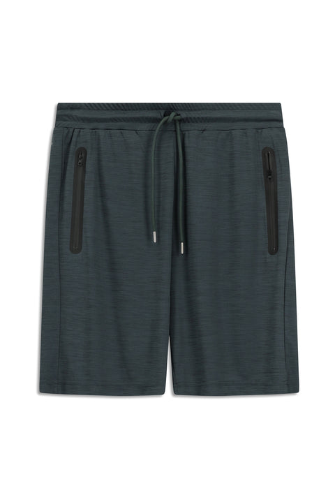 Dark Anthracite Knitted Sports Shorts