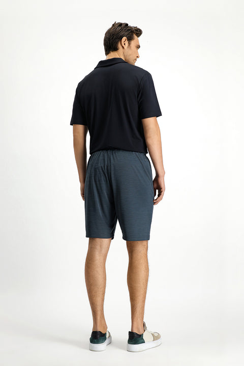 Dark Anthracite Knitted Sports Shorts