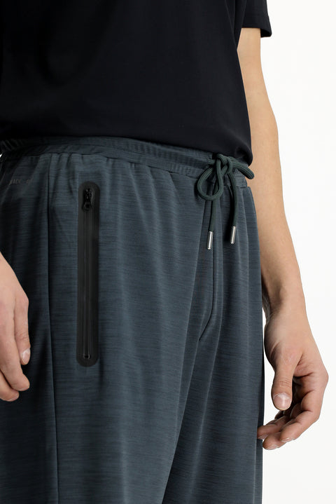 Dark Anthracite Knitted Sports Shorts