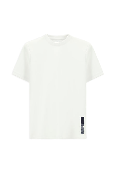 Off-White Crew Neck Regular Fit Printed T-Shirt