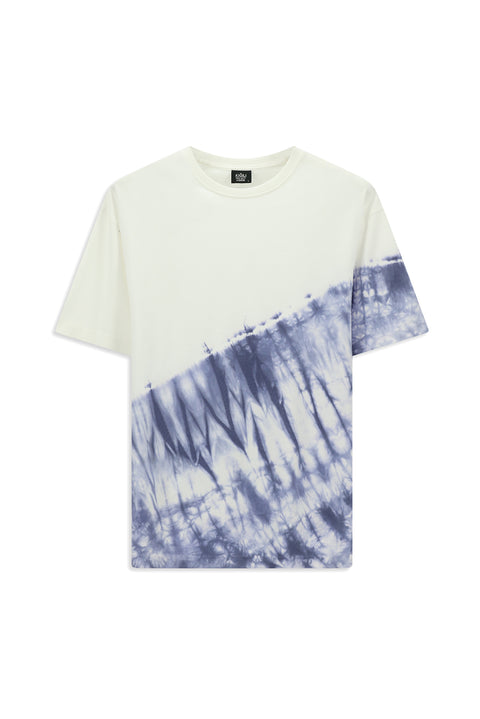 Off-White Crew Neck Oversize Cotton Printed T-Shirt