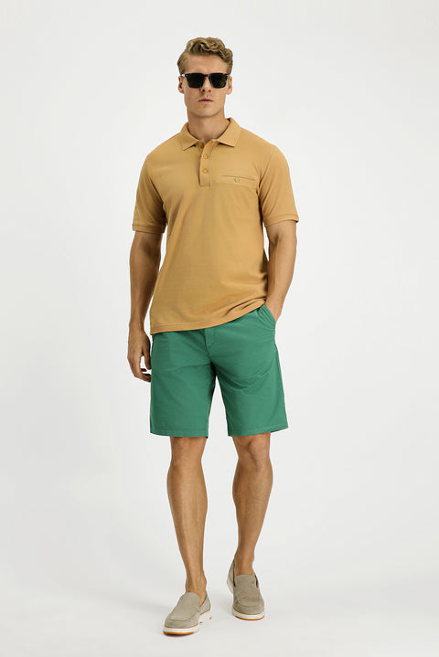 Safari Regular Fit Pamuk Cepli Polo Yaka Tişört