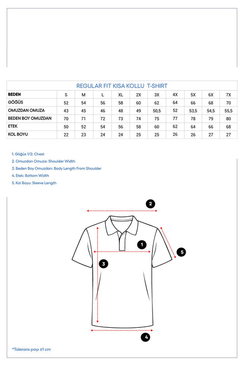 Light Blue Regular Fit Cotton Patterned Pocket Polo Shirt