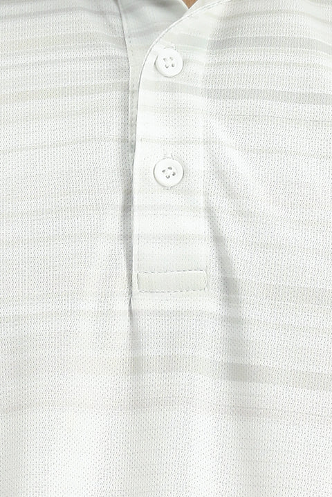 Off-White Regular Fit Printed Polo Shirt