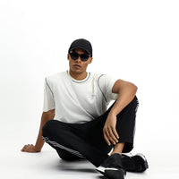 Black Lycra Sweatpants / Track Pants
