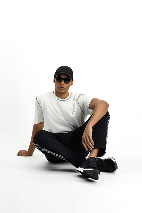 Black Lycra Sweatpants / Track Pants