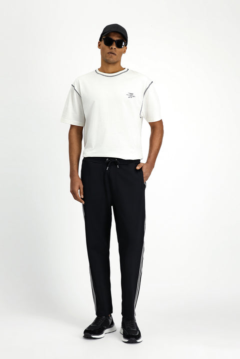Black Lycra Sweatpants / Track Pants