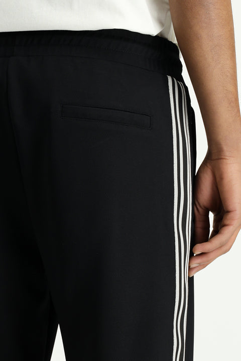 Black Lycra Sweatpants / Track Pants