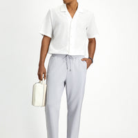 Light Grey Lycra Sweatpants / Sweatpants