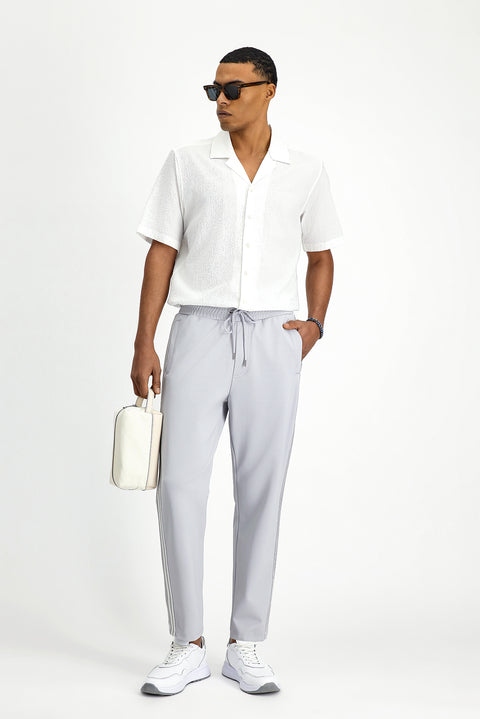 Light Grey Lycra Sweatpants / Sweatpants