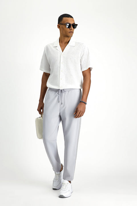 Light Grey Lycra Sweatpants / Sweatpants