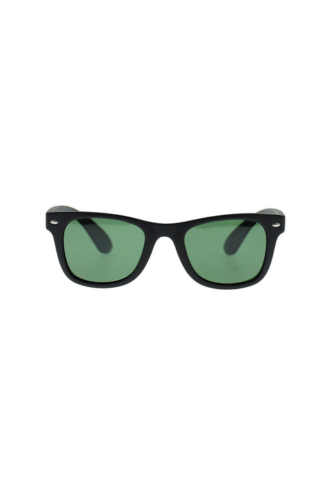 Black Matte Frame Polarized Men's Sunglasses