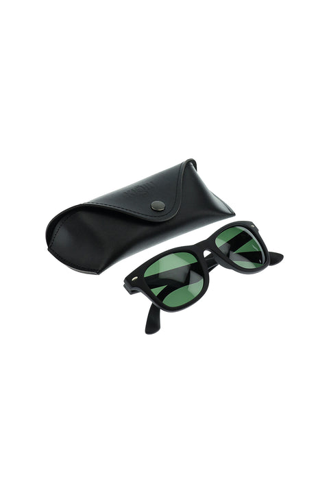 Black Matte Frame Polarized Men's Sunglasses