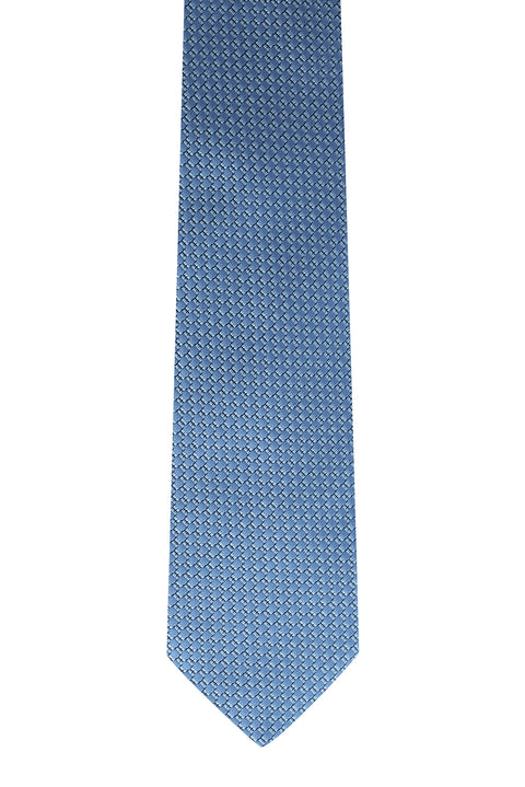 Light Blue Patterned Tie
