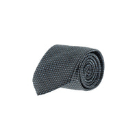 Medium Anthracite Micro-Patterned Tie