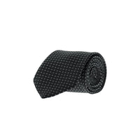 Black Micro-Patterned Tie