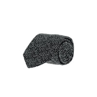 Black Micro-Patterned Tie